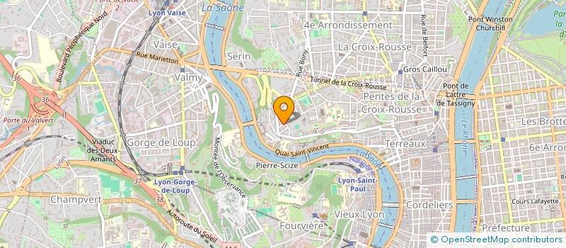 localisation de l'entreprise PHOENIX EISENIA à LYON