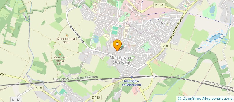 localisation de l'entreprise PHOENIX ENERGIE à MONTIGNY-EN-OSTREVENT