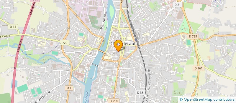 localisation de l'entreprise PHOENIX ESTHETIQUE à CHATELLERAULT