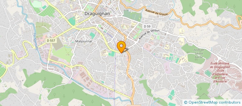 localisation de l'entreprise PHOENIX FLORE à DRAGUIGNAN