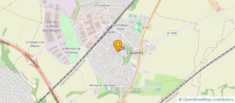 localisation de l'entreprise PHOENIX FOOTBALL CLUB  LOUVRES