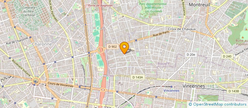 localisation de l'entreprise PHOENIX FORMATION FRANCE  MONTREUIL