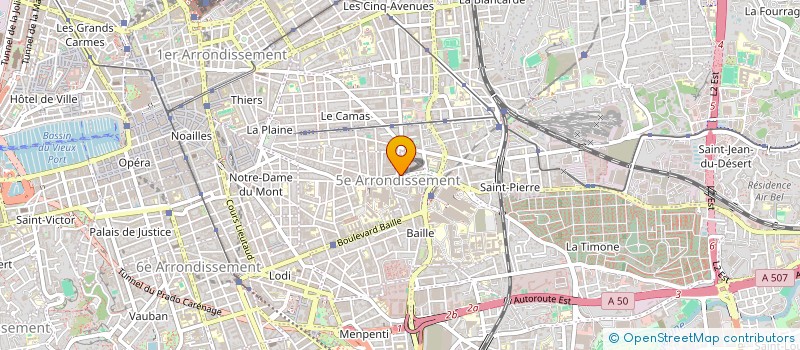 localisation de l'entreprise PHOENIX GROUP à MARSEILLE 5EME