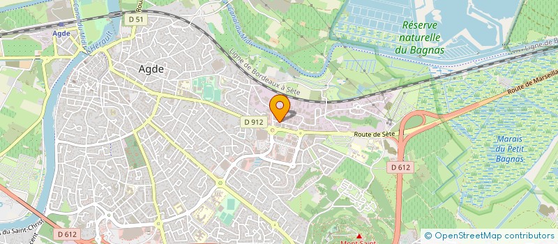 localisation de l'entreprise PHOENIX HEALTH CARE  AGDE