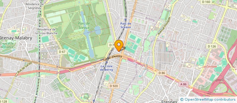 localisation de l'entreprise PHOENIX HOLDING à ANTONY
