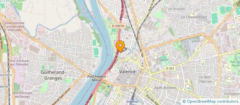 localisation de l'entreprise PHOENIX HOLDING  BOURG-LES-VALENCE