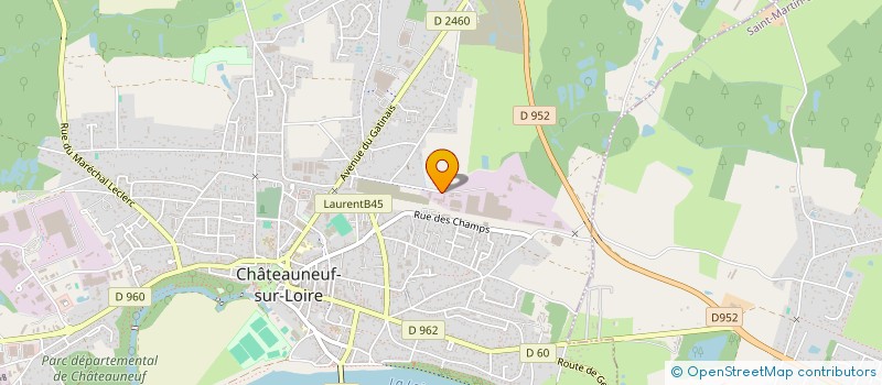 localisation de l'entreprise PHOENIX IMMO à CHATEAUNEUF-SUR-LOIRE