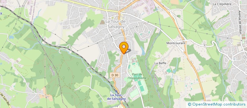 localisation de l'entreprise PHOENIX IMMO  LA TOUR-DE-SALVAGNY