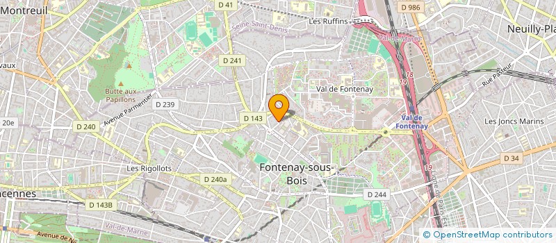 localisation de l'entreprise PHOENIX IMMOBILIER  FONTENAY-SOUS-BOIS