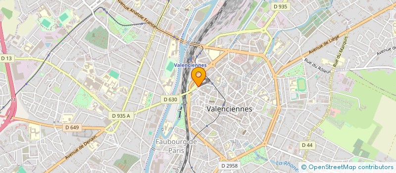 localisation de l'entreprise PHOENIX IMPORT à VALENCIENNES