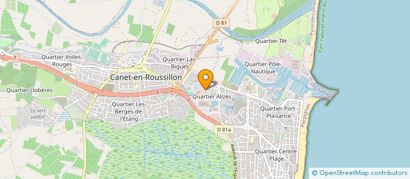 localisation de l'entreprise PHOENIX INFORMATIQUE  CANET-EN-ROUSSILLON