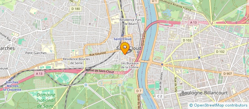 localisation de l'entreprise PHOENIX INVESTISSEMENT à SAINT-CLOUD