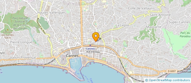 localisation de l'entreprise PHOENIX INVESTISSEMENTS HOLDING à CANNES