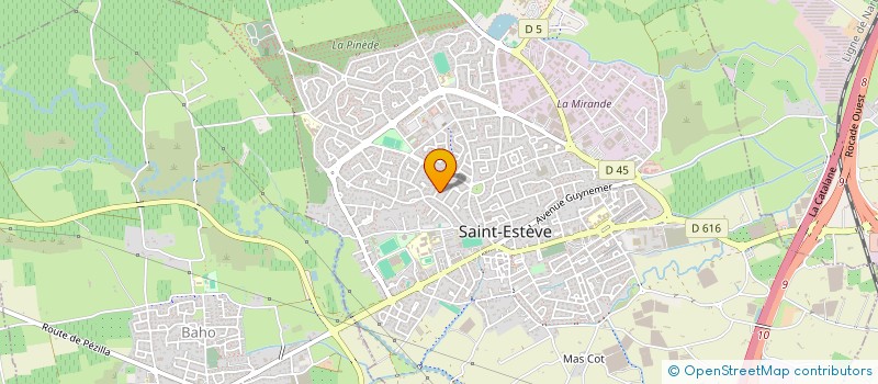 localisation de l'entreprise PHOENIX LEGENDS  SAINT-ESTEVE