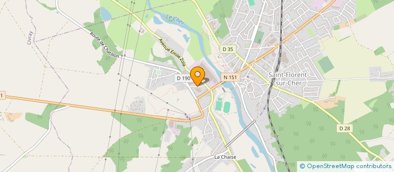 localisation de l'entreprise PHOENIX MECA à SAINT-FLORENT-SUR-CHER