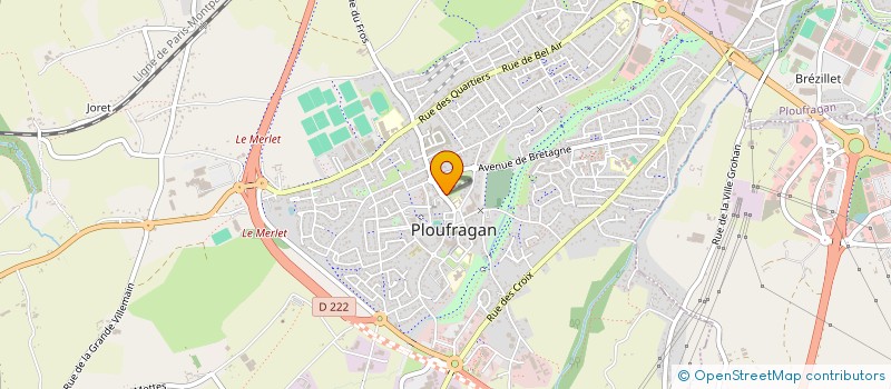 localisation de l'entreprise PHOENIX.NGF  PLOUFRAGAN