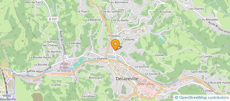 localisation de l'entreprise PHOENIX PETAN CLUB DECAZEVILLOIS  DECAZEVILLE