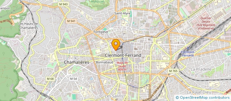 localisation de l'entreprise PHOENIX PRODUCTIONS à CLERMONT-FERRAND