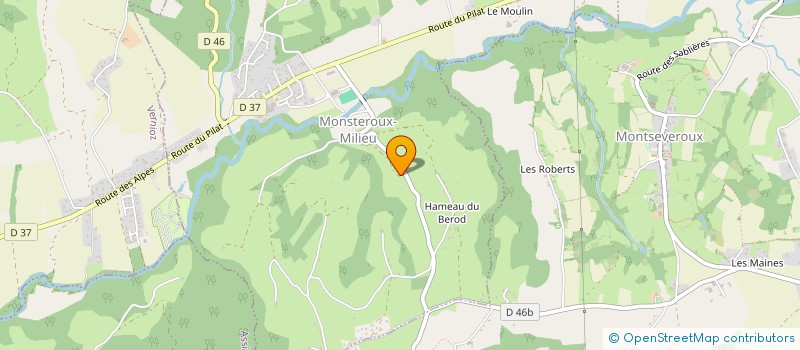 localisation de l'entreprise PHOENIX PROTECTION  MONSTEROUX-MILIEU