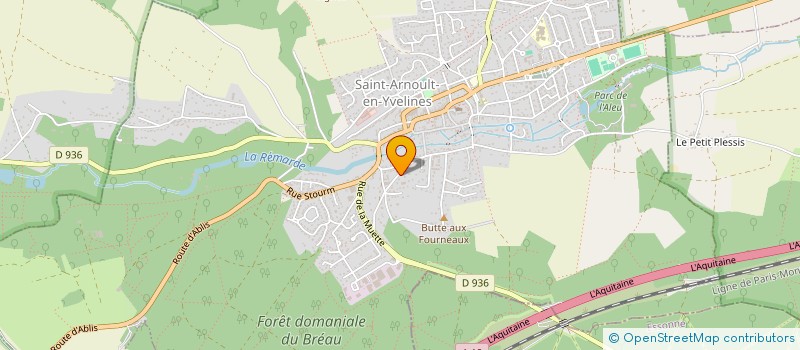 localisation de l'entreprise PHOENIX RACING à SAINT-ARNOULT-EN-YVELINES