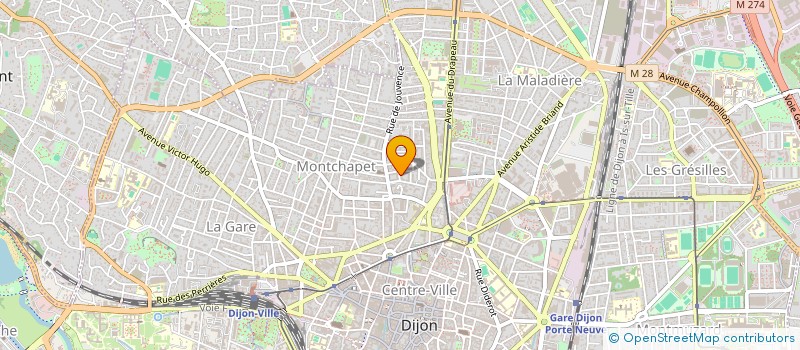 localisation de l'entreprise PHOENIX RISING  DIJON