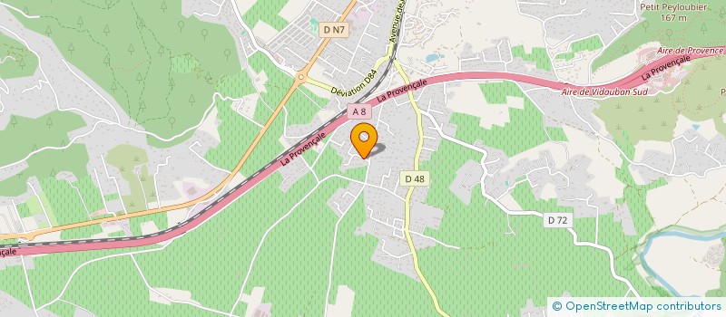 localisation de l'entreprise PHOENIX SERVICES 83 à VIDAUBAN