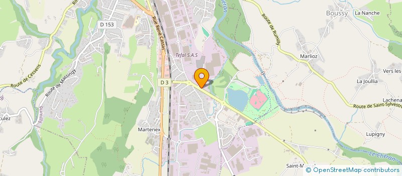 localisation de l'entreprise PHOENIX SERVICES  RUMILLY