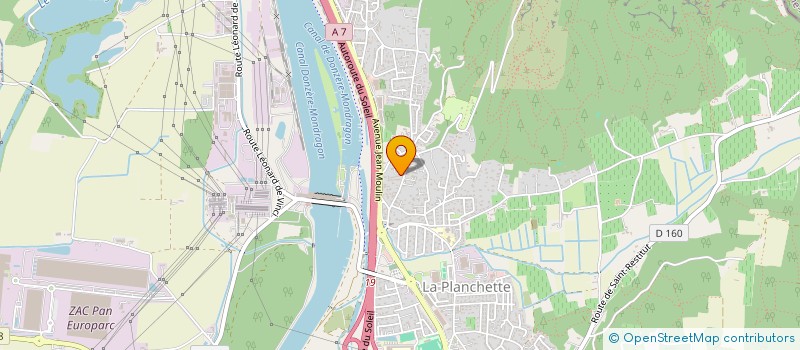 localisation de l'entreprise PHOENIX-SONORISATION  BOLLENE