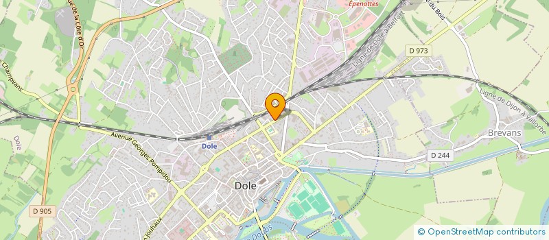 localisation de l'entreprise PHOENIX SPORT SANTE à DOLE