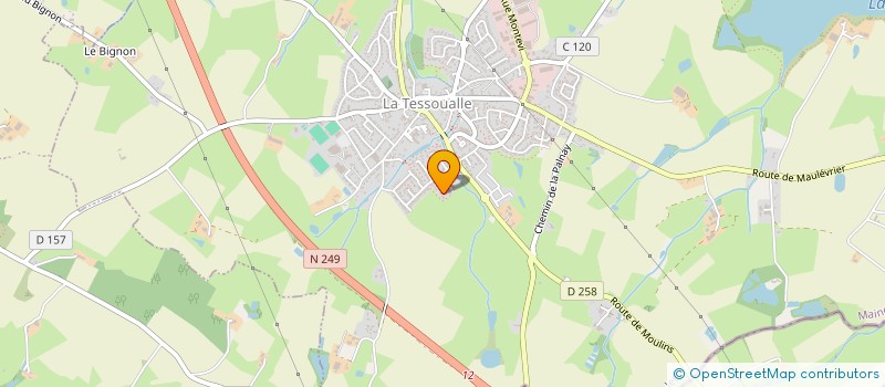 localisation de l'entreprise PHOENOE  LA TESSOUALLE