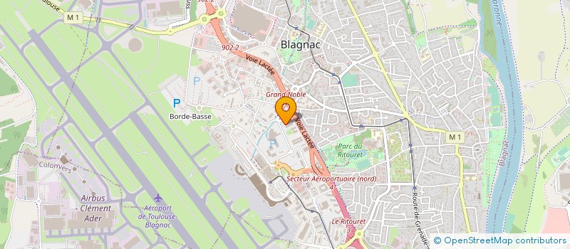 localisation de l'entreprise PHOENYX CAPITAL  BLAGNAC