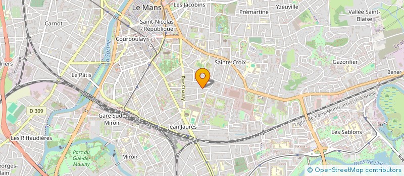 localisation de l'entreprise PHOGUE  LE MANS