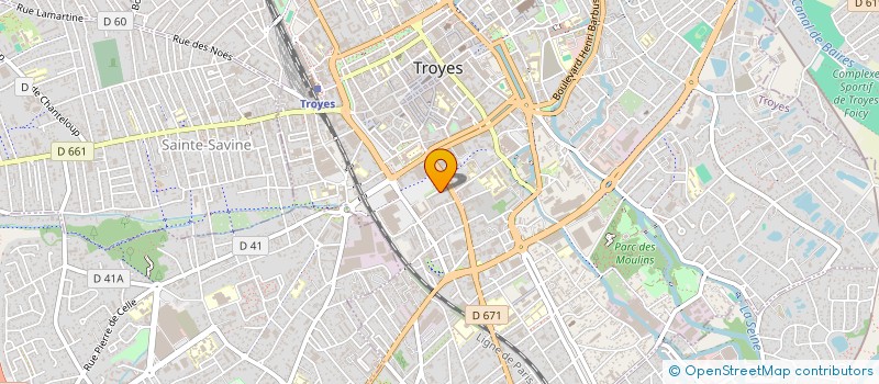 localisation de l'entreprise PHOIBOS à TROYES