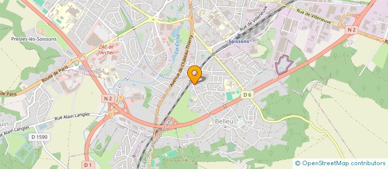 localisation de l'entreprise PHOLD  BELLEU