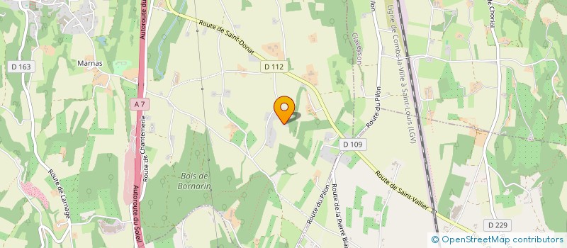 localisation de l'entreprise PHOLIE FELINE  SAINT-BARTHELEMY-DE-VALS