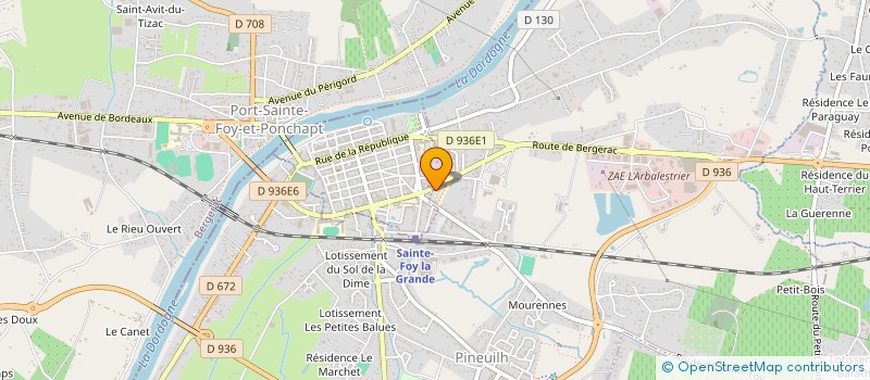 localisation de l'entreprise PHOMATEL  PINEUILH