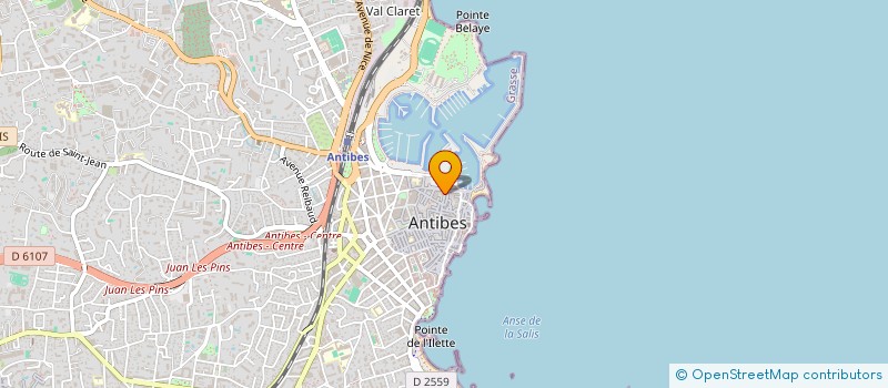 localisation de l'entreprise PHON'ELEC à ANTIBES