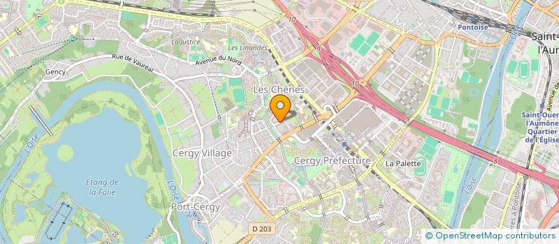 localisation de l'entreprise PHONACTIONS à CERGY