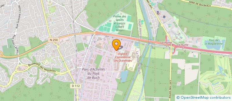 localisation de l'entreprise PHONALY à LA TESTE-DE-BUCH