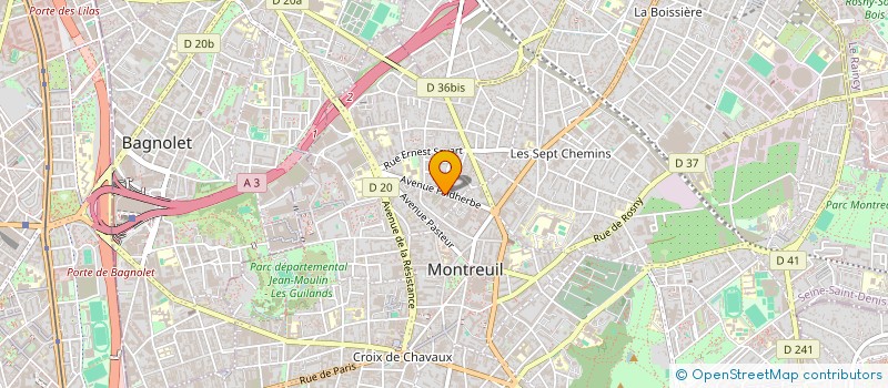 localisation de l'entreprise PHONANEUF à MONTREUIL