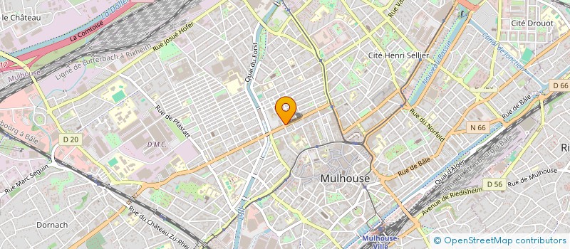 localisation de l'entreprise PHONE 7 à MULHOUSE