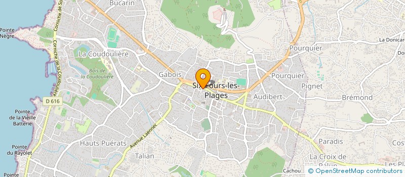 localisation de l'entreprise PHONE AZUR à SIX-FOURS-LES-PLAGES