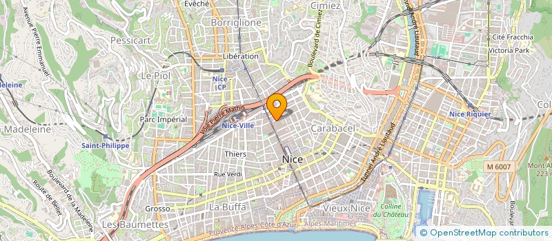 localisation de l'entreprise PHONE COM à NICE