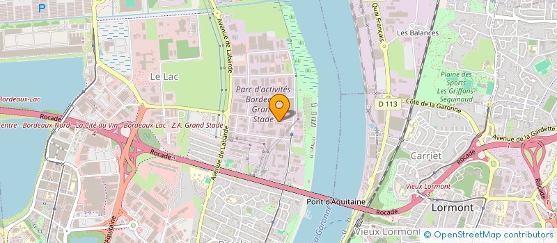 localisation de l'entreprise PHONE COURSE à BORDEAUX