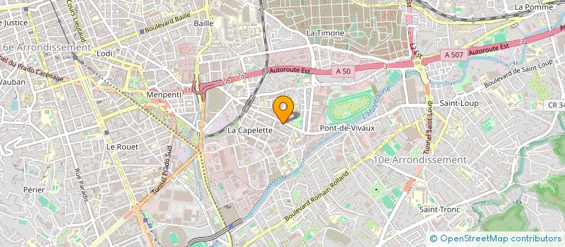 localisation de l'entreprise PHONE INDUSTRY  MARSEILLE