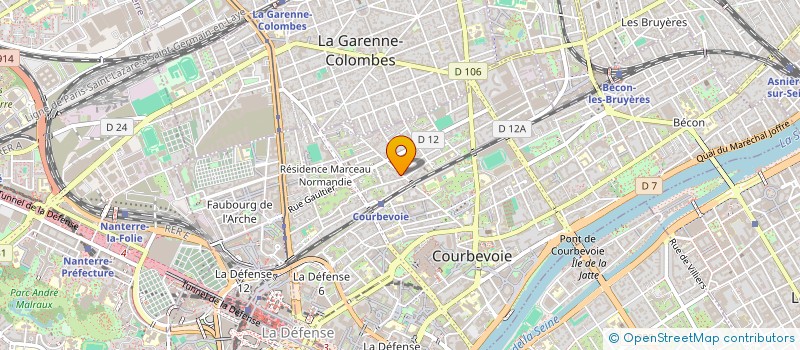 localisation de l'entreprise PHONE ' M à COURBEVOIE
