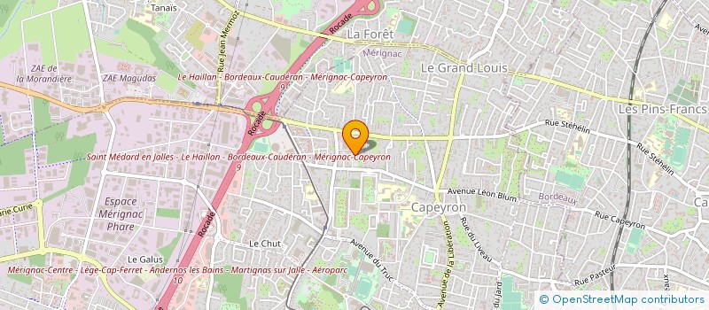 localisation de l'entreprise PHONE PLUS à MERIGNAC
