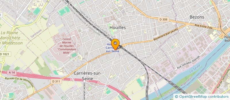 localisation de l'entreprise PHONE PRESSING à HOUILLES