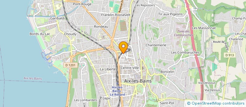 localisation de l'entreprise PHONE SANTE +  AIX-LES-BAINS
