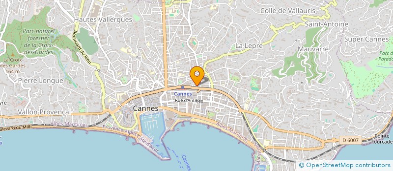 localisation de l'entreprise PHONE SERVICES à CANNES